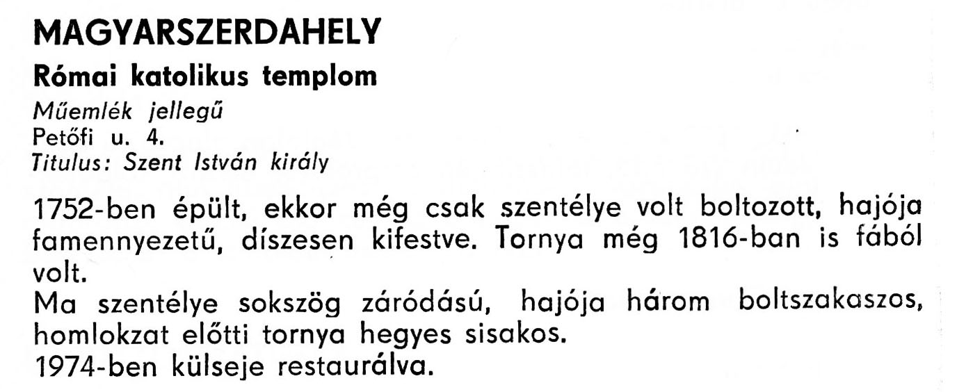 Magyarszerdahely - Zala megye 