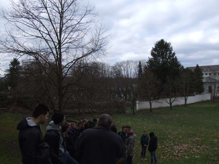 2014.03.04. Cserháti iskolások (10.d) a Zsidó temetőnél 14.JPG
