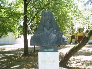 Gyula, Groza park, Szoborsétány: Dürer.jpg