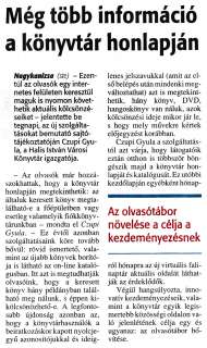 Zalai Hírlap 2012 01 03 002sz 07old - Még több információ a könyvtár honlapján.jpg Zalai Hírlap 2012 01 03 002sz 07old - Még több információ a könyvtár honlapján.jpg