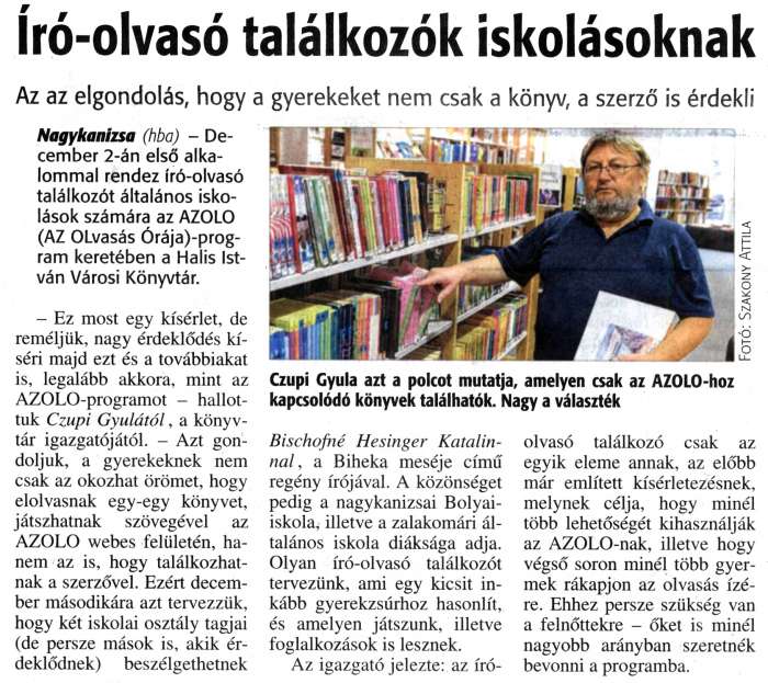 Zalai Hírlap 2015 11 26 277sz 04old - Író-olvasó találkozók.jpg Zalai Hírlap 2015 11 26 277sz 04old - Író-olvasó találkozók.jpg