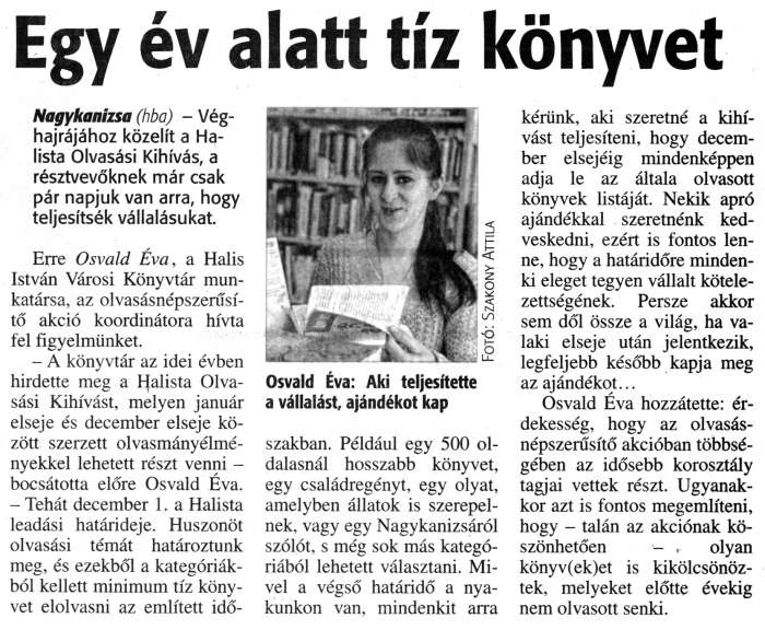 Zalai Hírlap 2015 11 26 277sz 07old - Egy év alatt tíz könyvet.jpg Zalai Hírlap 2015 11 26 277sz 07old - Egy év alatt tíz könyvet.jpg