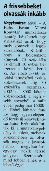 Zalai Hírlap 2016 02 15 038sz 04old - A frissebbeket olvassák inkább.jpg Zalai Hírlap 2016 02 15 038sz 04old - A frissebbeket olvassák inkább.jpg