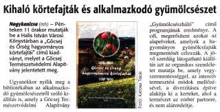 Zalai Hírlap 2016 06 22 145sz 07old - Kihaló körtefajták.jpg Zalai Hírlap 2016 06 22 145sz 07old - Kihaló körtefajták.jpg