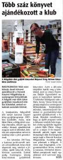 Zalai Hírlap 2019 04 25 095sz 16old - Több száz könyvet ajándékozott a klub.jpg