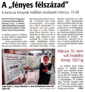 Zalai Hírlap 2020 03 14 063sz 07old - A fényes félszázad.jpg Zalai Hírlap 2020 03 14 063sz 07old - A fényes félszázad.jpg