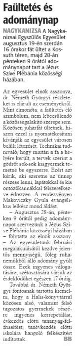 Zalai Hírlap 2020 08 13 189sz 06old - Faültetés és adománynap.jpg Zalai Hírlap 2020 08 13 189sz 06old - Faültetés és adománynap.jpg