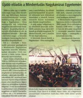 Nagykanizsai Maraton 2008 12 18 050sz 02old - Újabb előadás a Mindentudás Nagykanizsai Egyetemén.jpg Nagykanizsai Maraton 2008 12 18 050sz 02old - Újabb előadás a Mindentudás Nagykanizsai Egyetemén.jpg