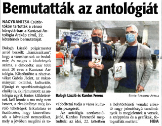 Zalai Hírlap 2021 12 11 287sz 16old - Bemutatták az antológiát.jpg Zalai Hírlap 2021 12 11 287sz 16old - Bemutatták az antológiát.jpg